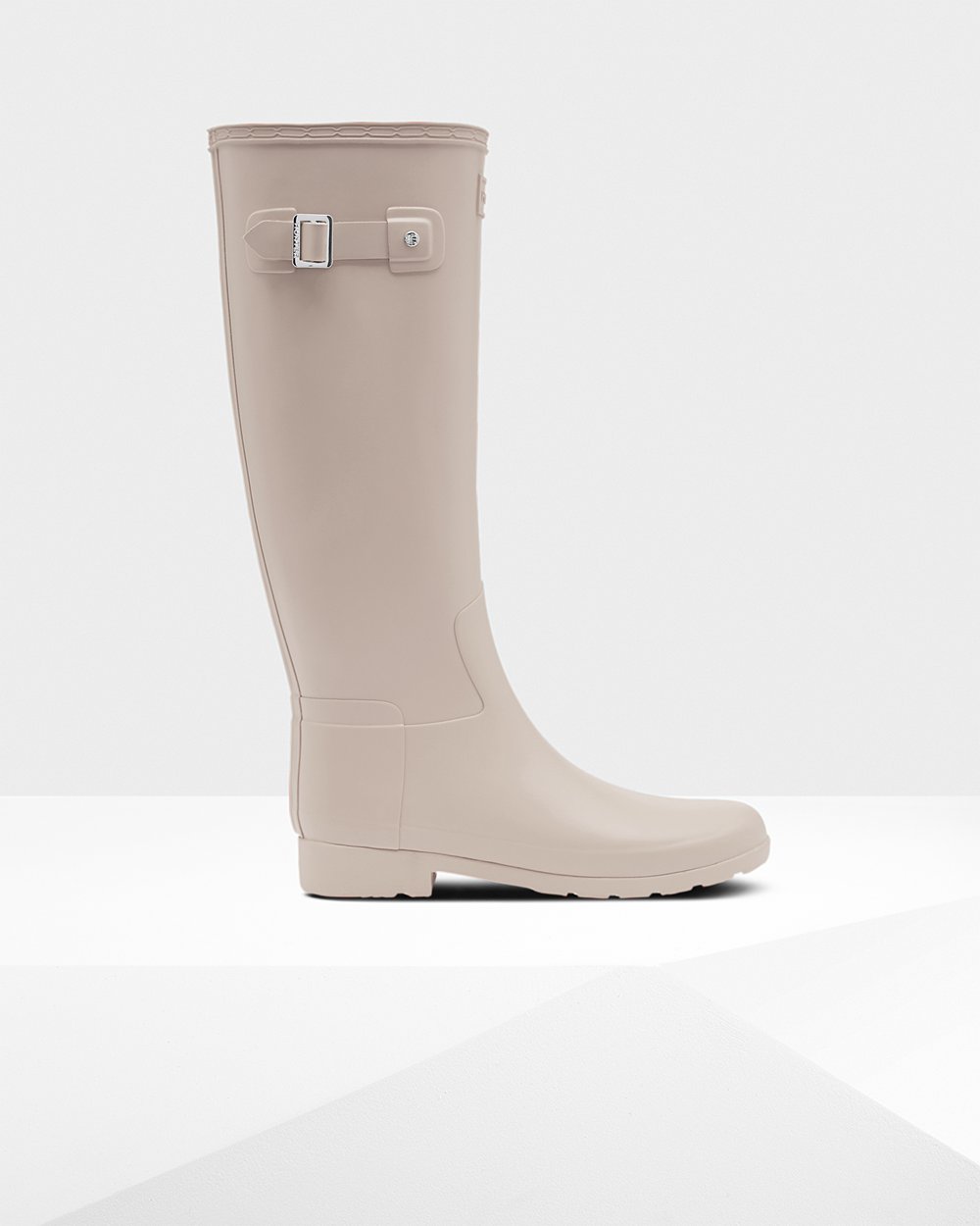 Women Hunter Refined Slim Fit | Tall Rain Boots Grey | NZ-52689-NLSI